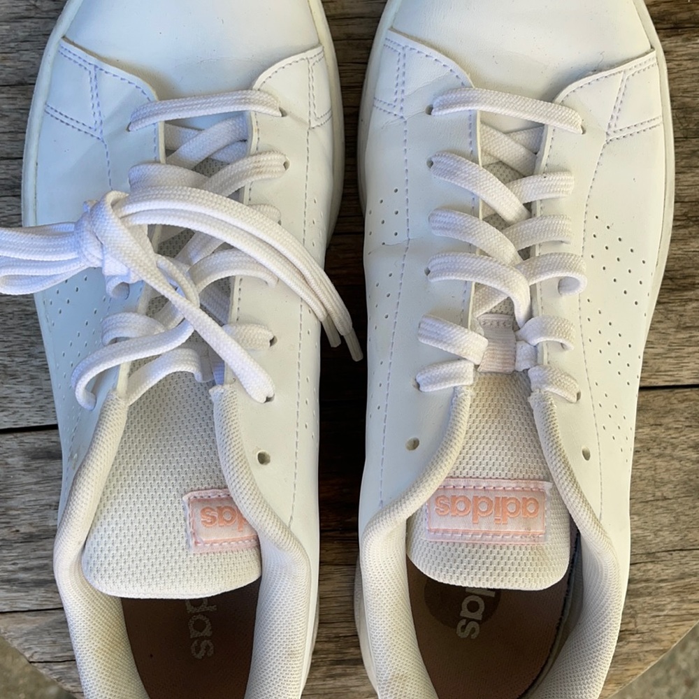 White Adidas shoes